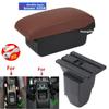 For Peugeot 206 Armrest box For Peugeot 206 207 CC Cabrio Armrest Box Central storage Box Retrofit Interior  Car Accessories