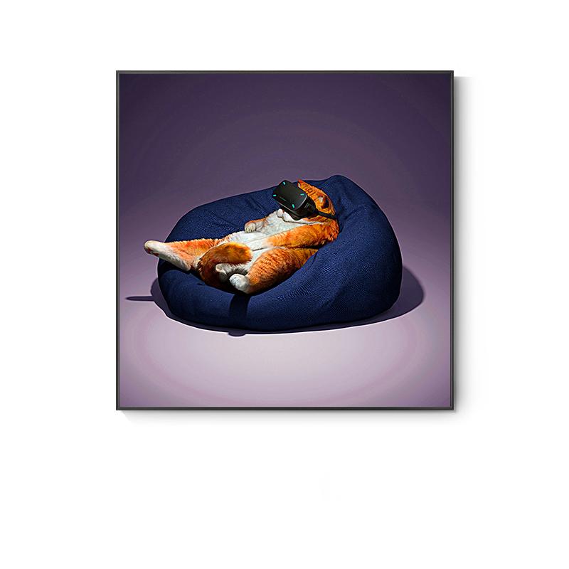 Nordic Cute Animal Posters Funny Giraffe Panda Cat Phone Canvas Painting Wall Pictures for Living Room Decor Kids Room Cuadros