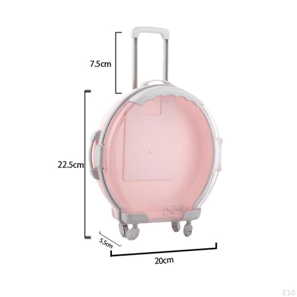 Adorable Doll Travel Case for 18" - Miniature Suitcase with Openable Design