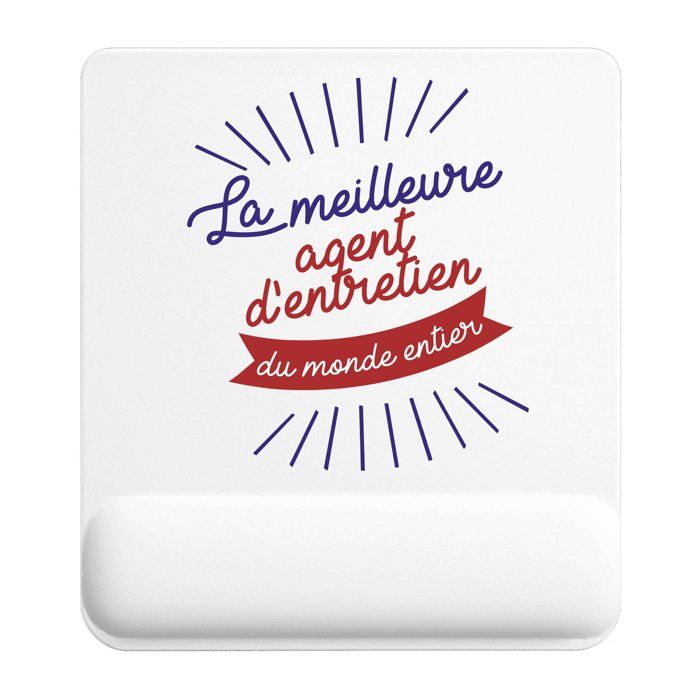 Tapis de souris - PLANETEE - Agent de Police - 22x18 cm - 3 mm - Surface lisse antidérapante