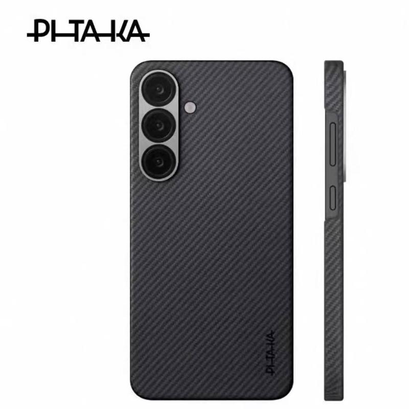 PITAKA Carbon Fibre Case For Samsung S25 Kevlar Wireless Charging Back Cover Case for SAMSUNG S25