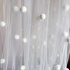 Romantic Tulle Table Runner Handmade Colorful Table Cover Pom-Poms Tablecloth  Party Decor