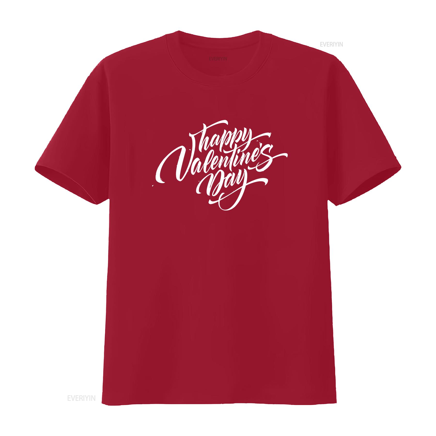 

Happy Valentine S Day Cute T Shirt for Men Perfect Party or Idea Black X Large vintage Washed Soft Breathable designer clothes S