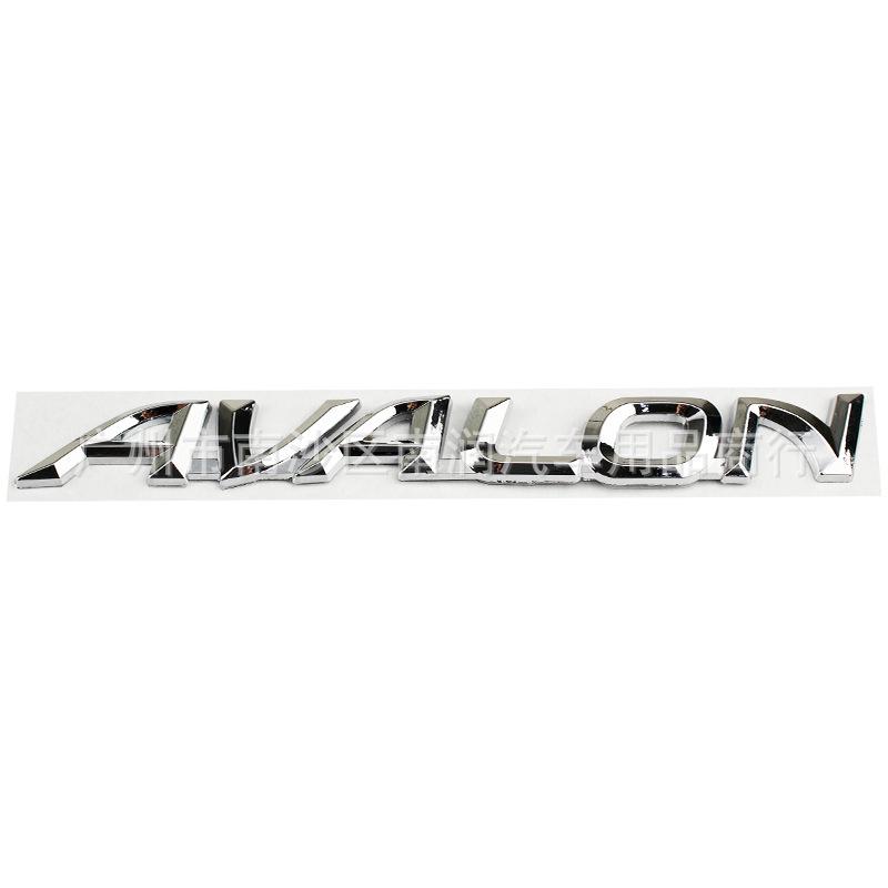 AVALON stickers are perfect for metal English logo applications on an Avalon's body.