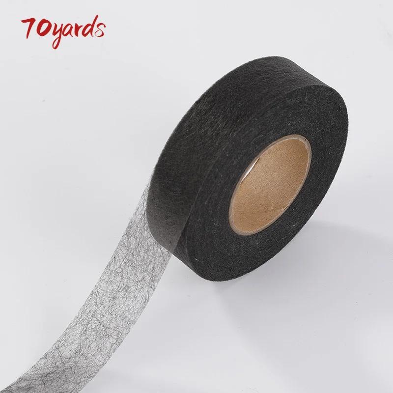 

Белая двухсторонняя клейкая лента для швейных аксессуаров, тканевая лента для одежды, плавкая подкладочная тканевая лента 1cm width чёрный