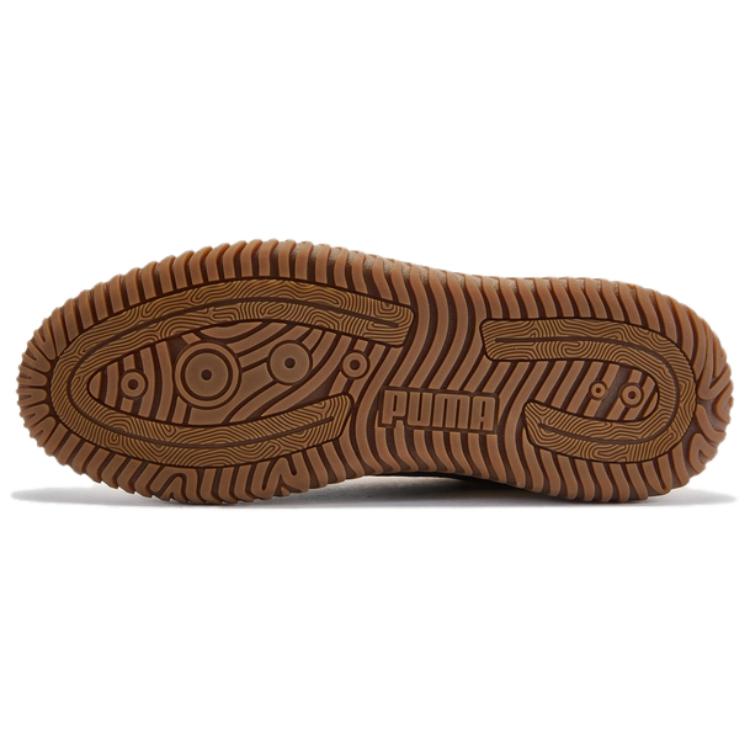 Puma Club Kayzer Sd Retro Lässige Rutschfeste Low-Top-Sneaker Unisex-Sneaker Braun 402606-03