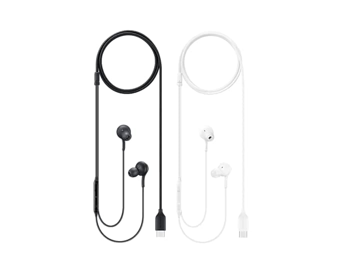 Samsung Type-C Earphones - Tuned by AKG (EO-IC100BBEGWW) Corded Type-C Earphones, Genuine Samsung Product, Parallel Import (Black)
