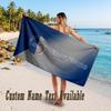 Brighton & Hove Albion Football Design Beach Towel Custom Text Large Towel for Beach Vacation