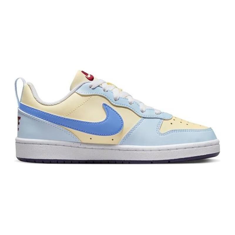 Nike Court Borough Low Recraft GS Coconut Milk Polar White Kids Sneakers Blue Light-Blue Dark-Purple FV8120-141