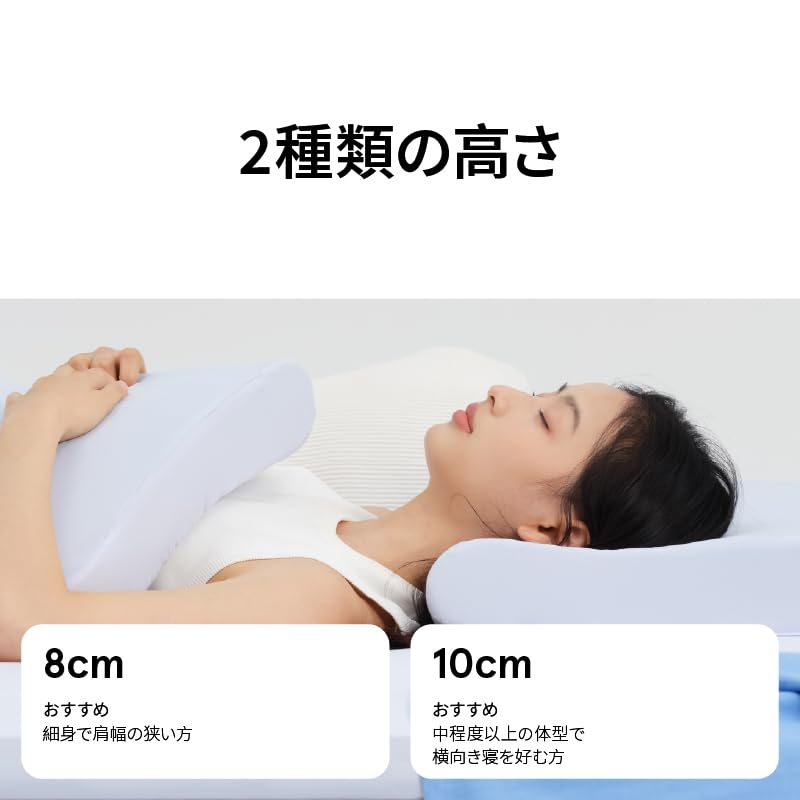 Blue Box Blue Pillow Pillow Pillow Hotel Specification Memory Foam Pillow Neck Support Side Back Ventilation Pillow Height 10cm X 60cm X Breathable ®