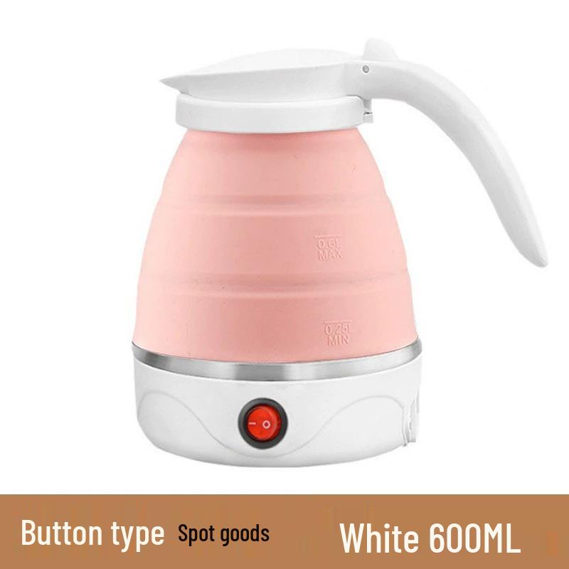 Portable Folding Silicone Electric Kettle - Compact Travel Water Boiler for Dorms & Hotels