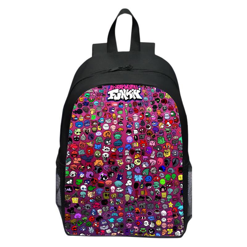 Friday Night Funkin Children's Backpack Fashion Backpack for Primary, Secondary, and High School Students