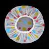 Colorful Reusable Shower Cap with Elastic Band Thicken Bathing Hat for Women Perfect for Hair Salon Bathing Accessory Waterproof