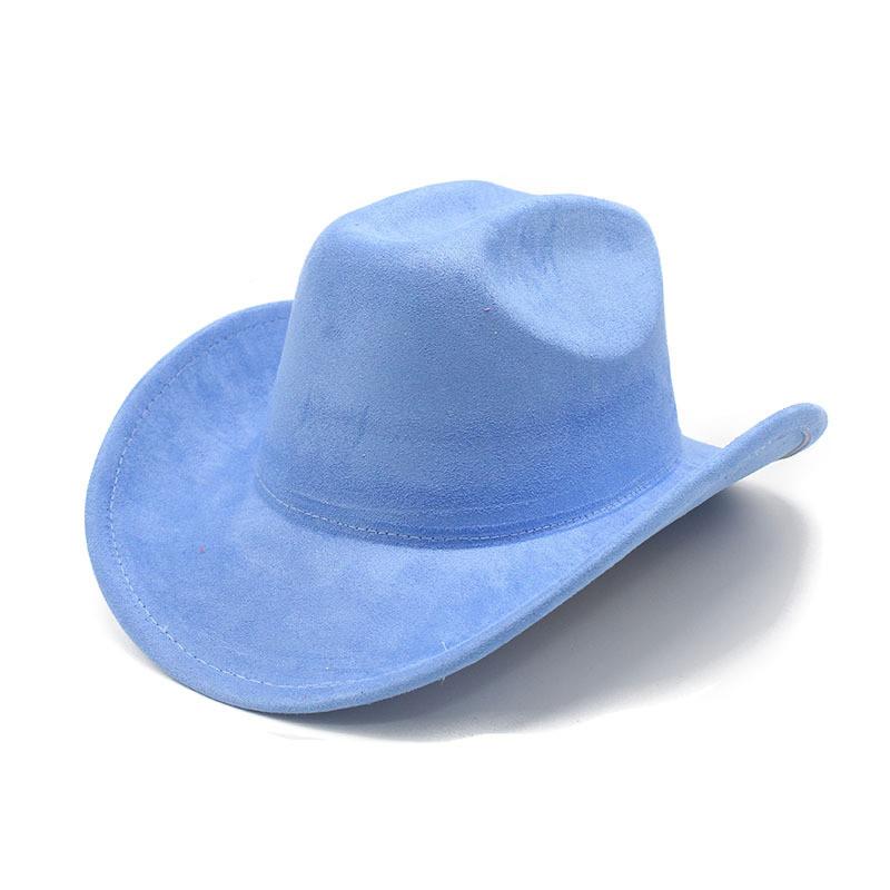 Traditional Style Wool Felt Cowboy Hat With Wide Brim For Men And Women