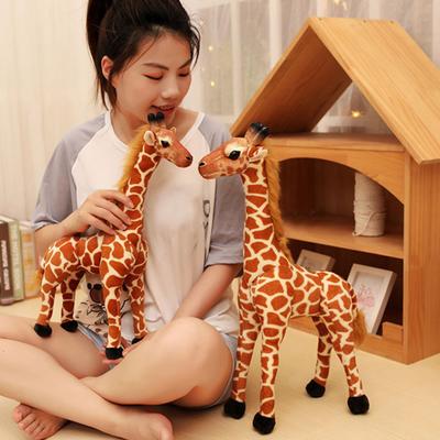 Giraffe Plüsch Stofftier Spielzeug für Kinder Weiches, kinderfreundliches Plüschtier Flauschiges Geschenk für Weihnachten Fotografie Requisite