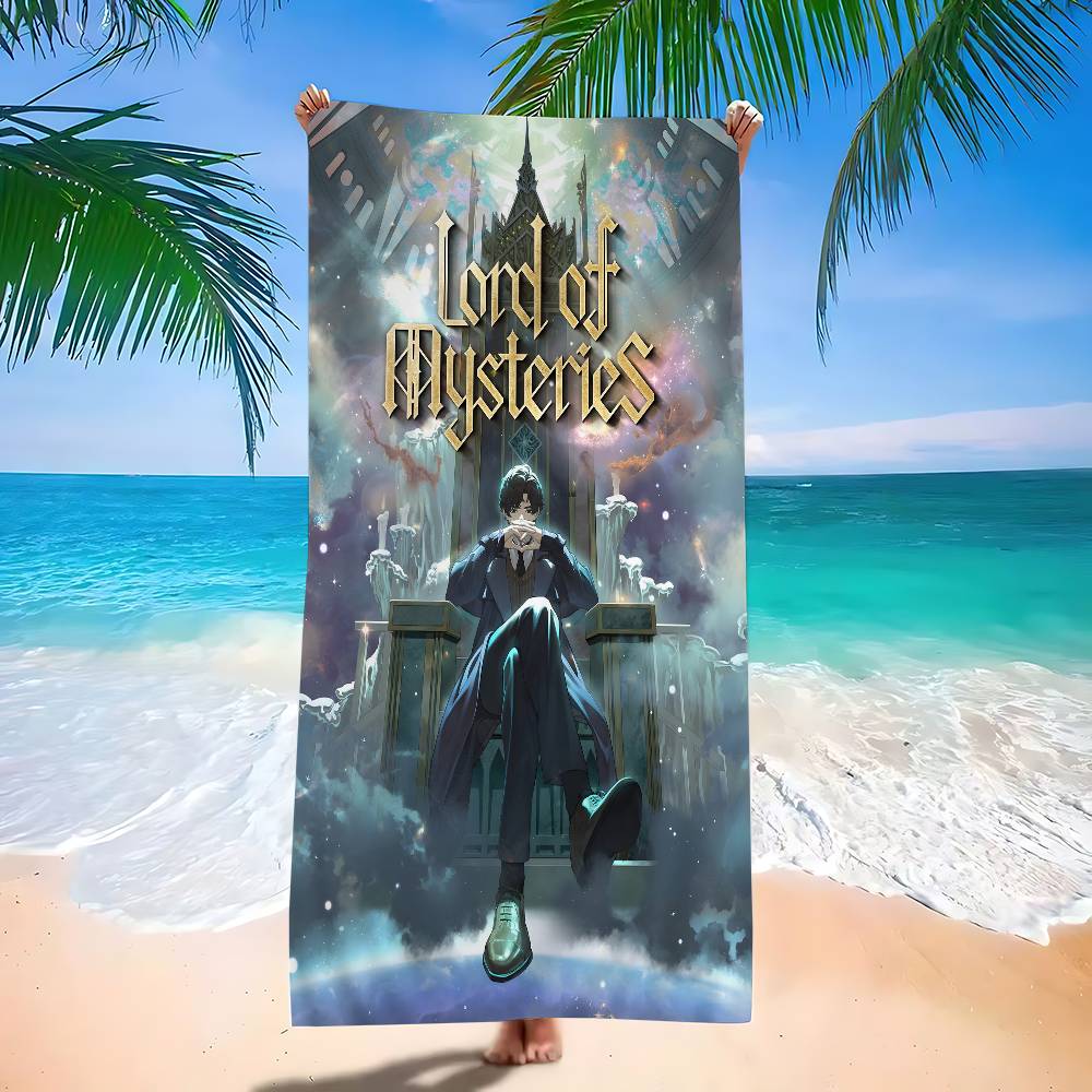Lord of Mysteries Anime Microfiber Blanket Quick Drying Beach Towels Oversized Printing Super Absorbent Pool Towel Blanket