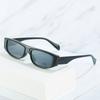 SO&EI Retro Small Square Metal Decoration Sunglasses Women Fashion Green Pink Trending Men Cat Eye Sun Glasses Shades UV400