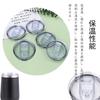 Tumbler Lid, Vacuum Insulated Mug Lid, Transparent, Airtight, Insulates, Replacement Tumbler Lid with Sliding Opening Design
