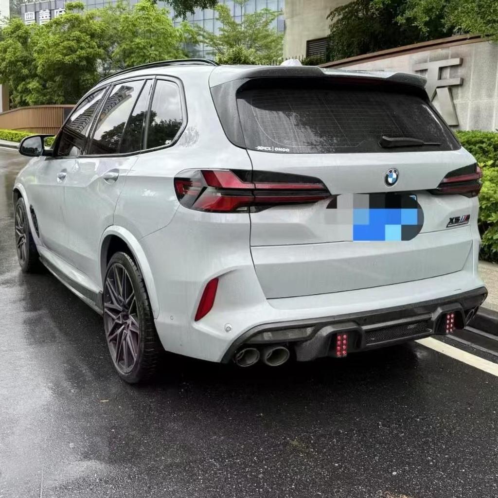 BMW X5M F95 LCI Carbon Fiber Front & Rear Lip with Lights