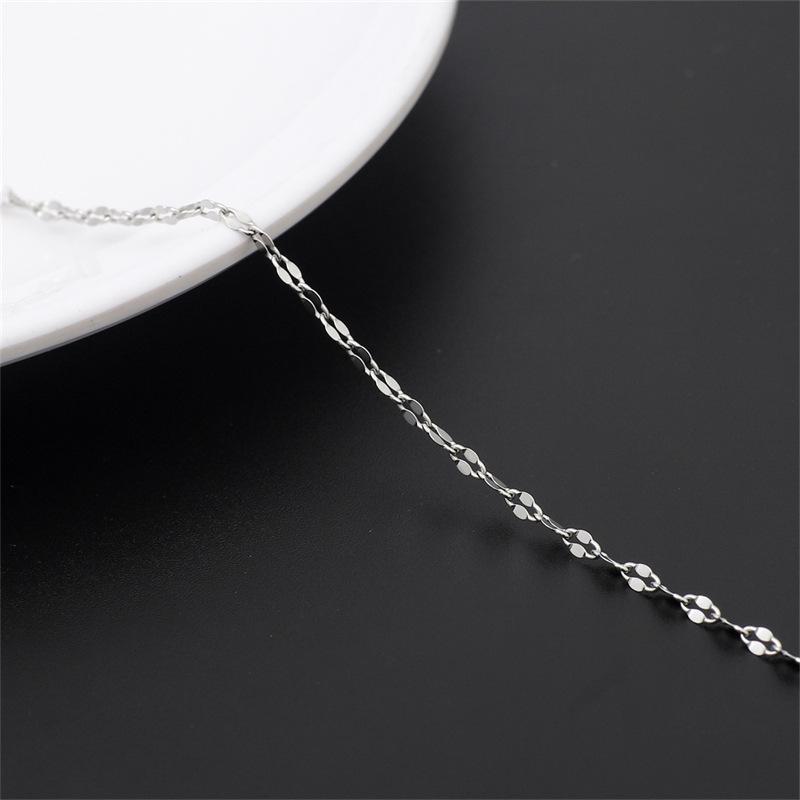 Lanț Fin din Oțel Inoxidabil 304 și Oțel Titan pentru Bijuterii, Breloc, Panou Publicitar sau Geantă