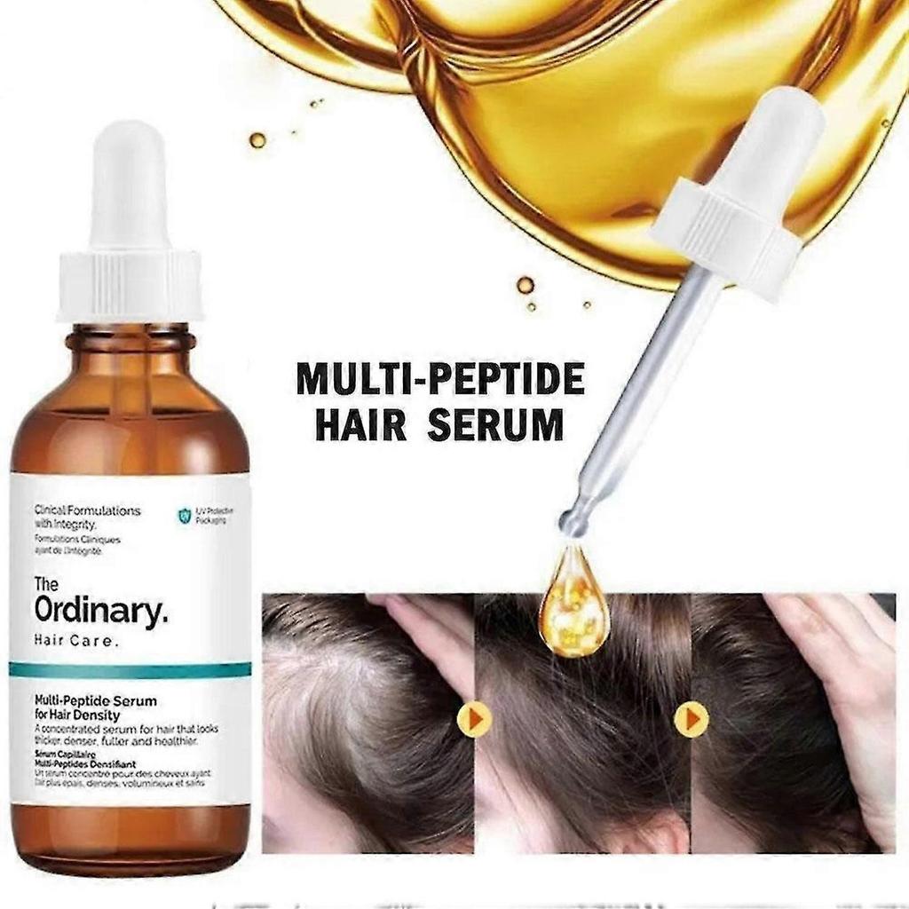 60ML Multi-Peptide Hair Growth Serum for Hair Density, Biotin Peptide Hair Care Scalp Serum for Fuller Thicker Hair Regrowth Prevent Hair Loss