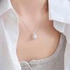 Banyan Tree S925 Silver Snake Pearl Necklace: Women's Zodiac Gift Clavicle Chain Fashion Accessory.