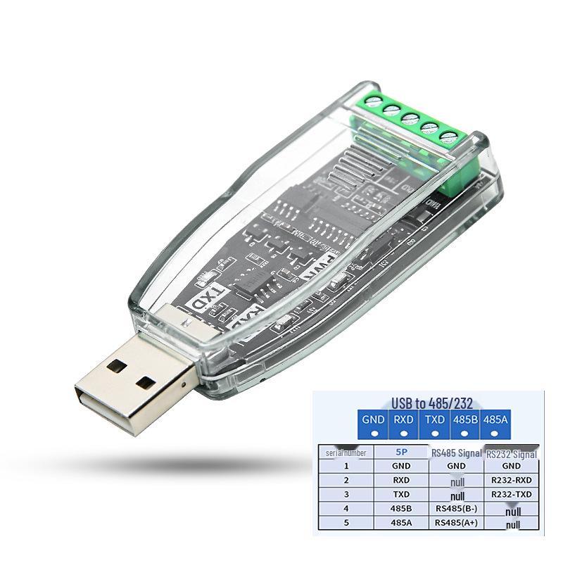 Convertisseur d'Interface de Communication Série USB vers RS485/232/422 pour Ordinateurs Portables