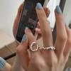 Niche Design Irregular Personality Simple French Cold Wind Index Finger Ring Female