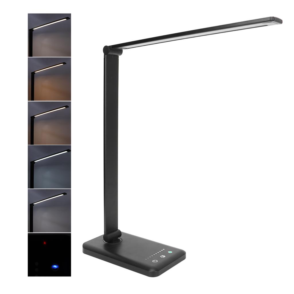 LED Desk Lamp Multifunctional Eye Caring Table Lamps Light with USB Cable for Home Salon Beauty