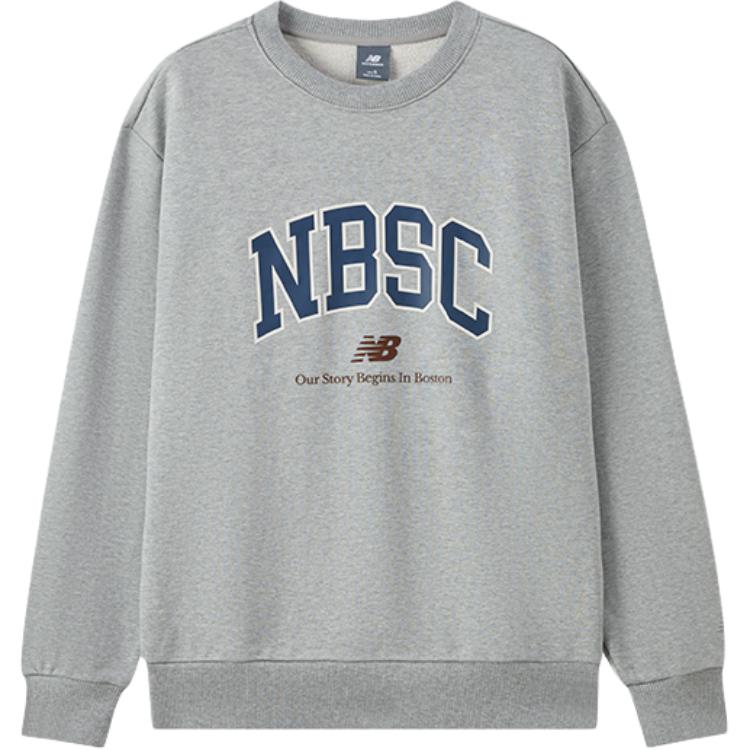 New Balance Sweatshirt Men s Gray AMT51313-GHM XL