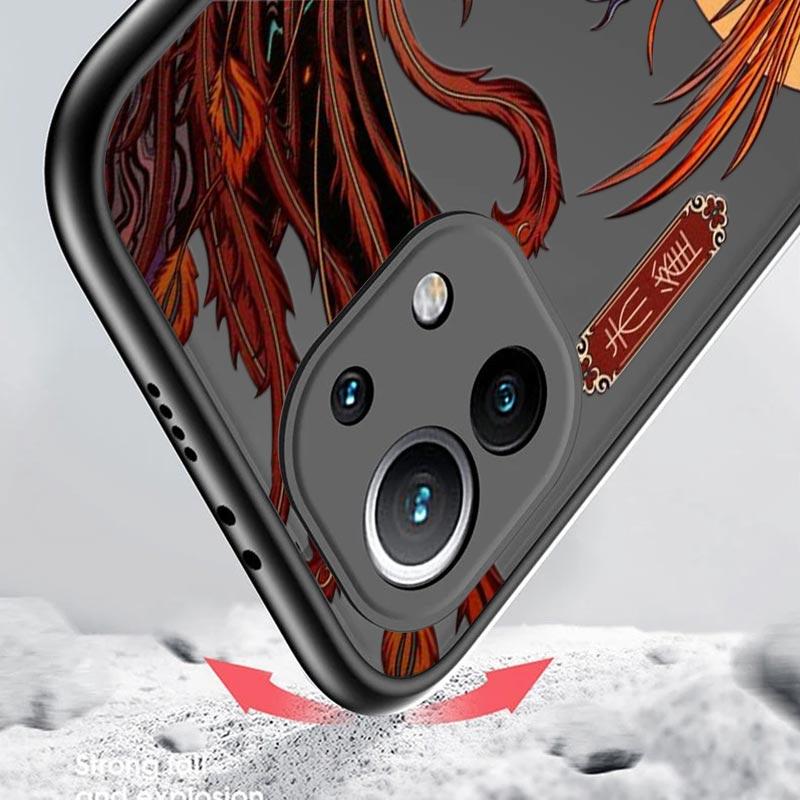 Cool Tiger Dragon Cloud Phone Case For Xiaomi Mi 11 Lite 5G NE 12 12T Pro 11T 9 10 Cover POCO X3 NFC F3 M3 M4 X4 Pro Matte Funda