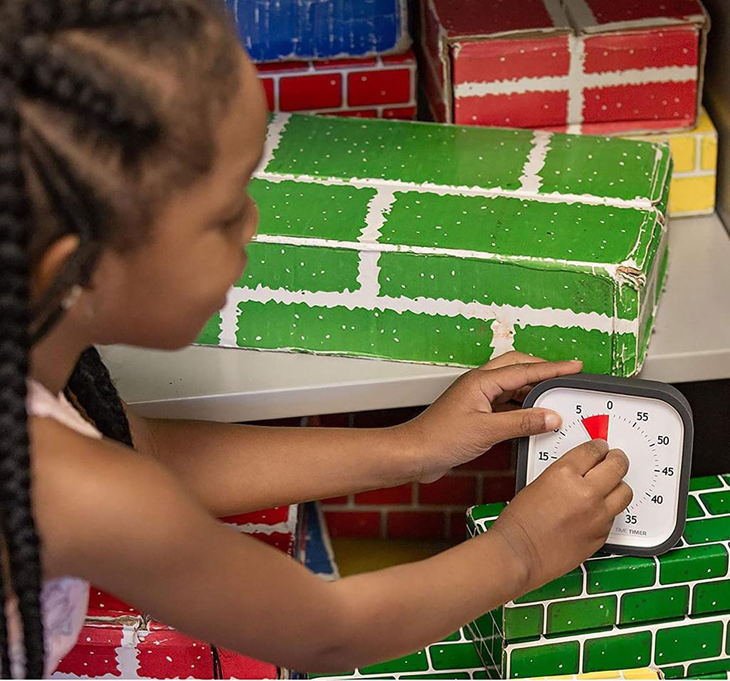 TIME TIMER MOD 9cm Timer Mod Charcoal Gray Time Management Learning Timer Authentic Product 60-Minute (with Cover) TTM9-W