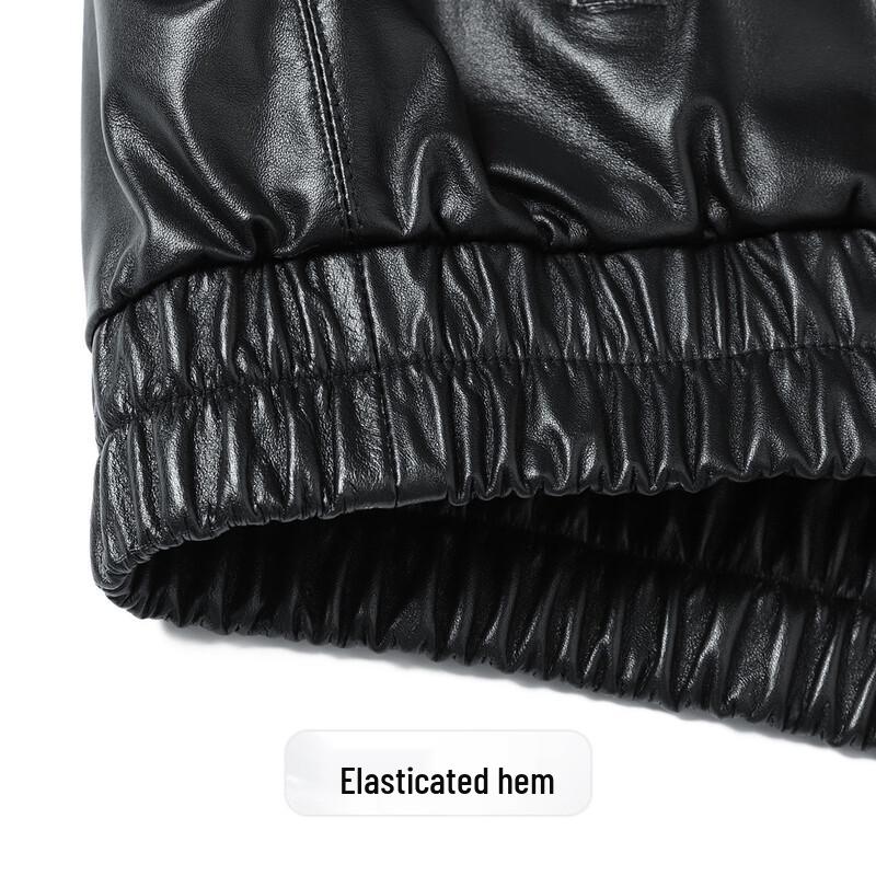 Futing Men's Vintage Oil Wax Top Layer Leather Jacket