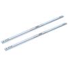 2Pcs Set 450x17mm Drawer Steel Ball Slide Rail Hardware Accessory for Cabinet Closets