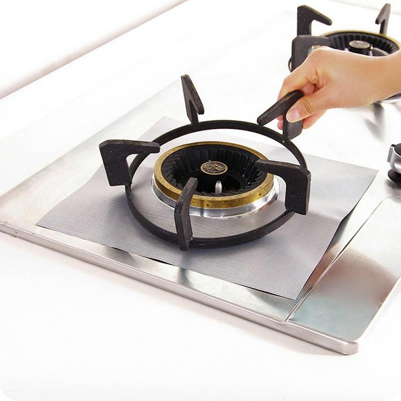 1PCS Tide Clean After Cooks In Kitchen Gas Stove Burner Protector Clean Mat Pad