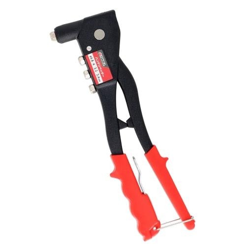 Takagi Hand Riveter Set with 60 Rivets, Tool for Fastening and Repairing Thin Steel Plates, Aluminum Plates, and Resin Plates, Ergonomic Handle for Ea