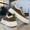 Men's Vulcanized Shoes 2026 Spring New Trendy Fashion Casual Sports Thick Soled Height Raising Low Cut Comfortable Casual Shoes
