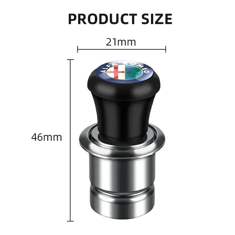 Car Stickers For Alfa Romeo 12V Portable Car Emblem Cigarette Lighter Professional Cigar Lighter for Alfa Romeo Giulia Giulietta