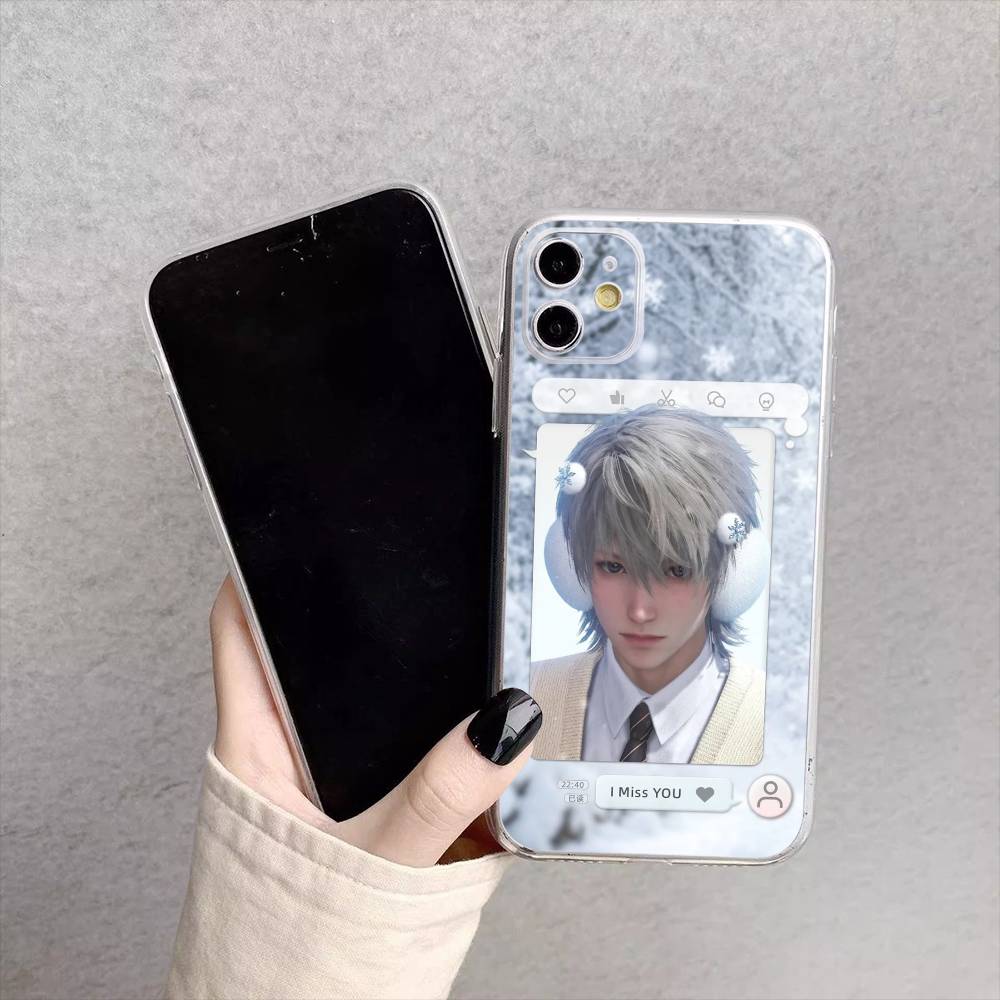 L-Love And D-Deepspace Sylus Phone Case For iPhone17,16,15,14,13,12,11 Plus,Pro Max Soft Transparent Cover iPhone12PROMAX