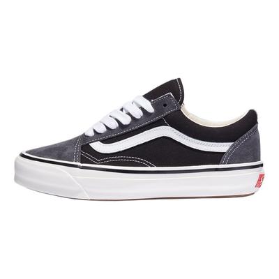 Old Skool Odolné proti oderu Nízke Skateboardové topánky Unisex Čierne Sivé Tenisky VN000D56239