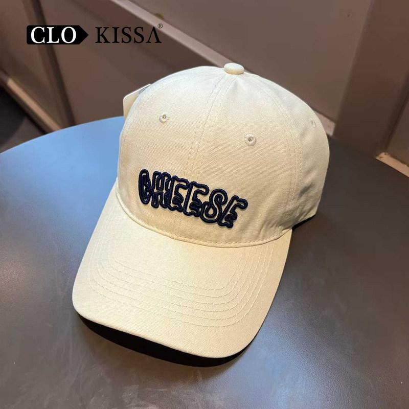 Vintage Versatile Letter Embroidery Baseball Cap Women S Spring Summer Curved Brim Cap Small Face Visor