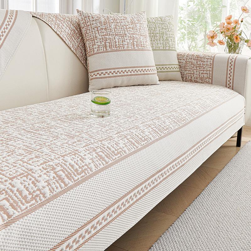 

Летний прохладный чехол для дивана Технология Ice Silk Диванная подушка Простая подушка для сиденья в гостиной Нескользящий чехол для дивана Ткань Полотенце 70x70cm