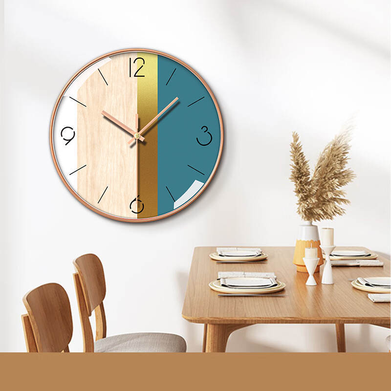 

8 дюймов 20 см Hengqi 8 дюймов Домашние настенные часы для спальни и гостиной Бесшумные Креативные часы Стильные и Простые 20 cm wood grain frame