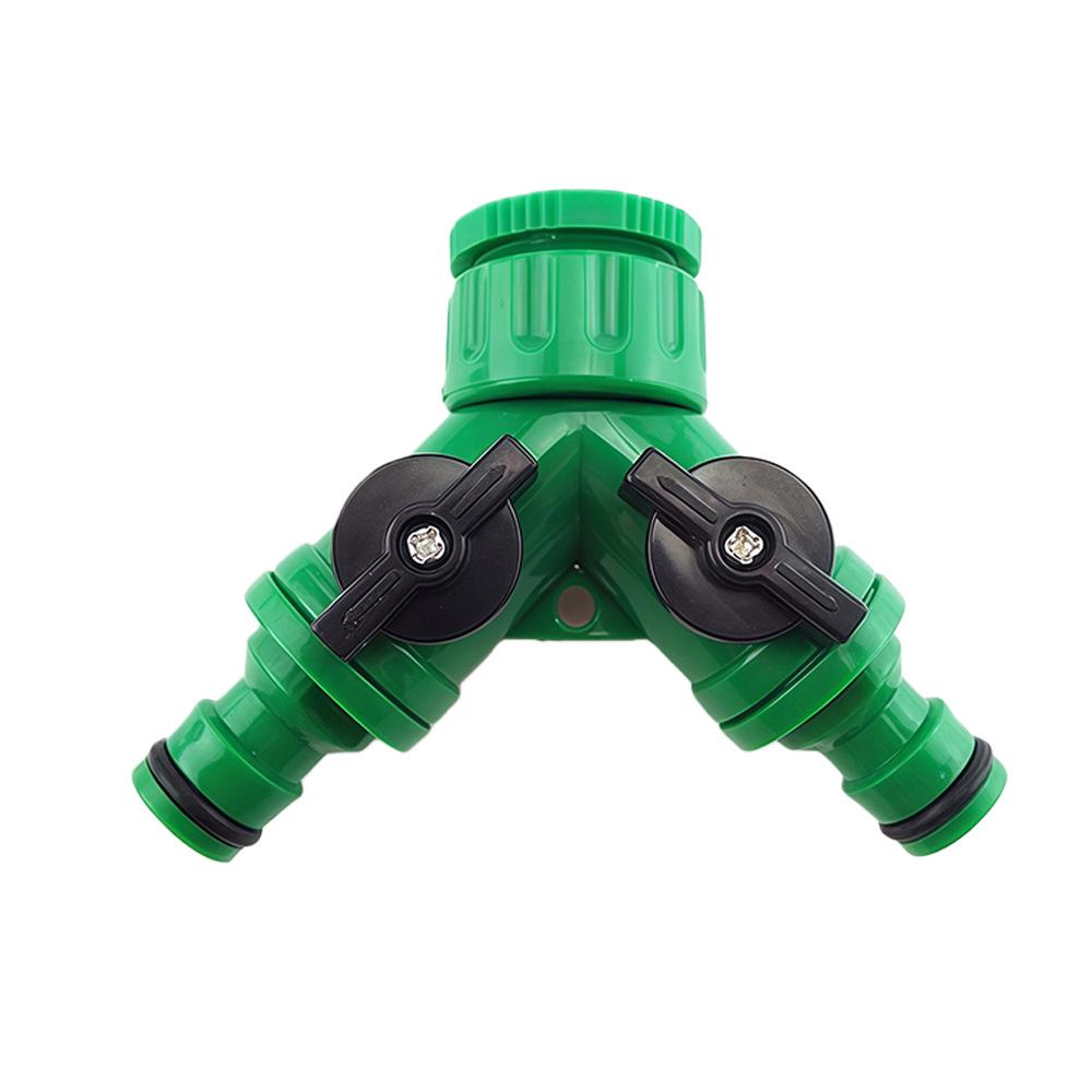 Dual Faucet Connector for Washing Machines: Quick-Connect One-to-Two Water Inlet Splitter