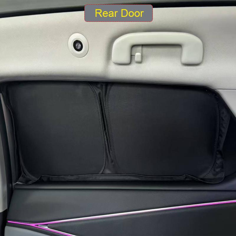 Car Black Window Privacy Sunshade For Toyota BZ5 2025-Present Auto Anti-UV Heat Insulation Protect Cover Interior Accessory