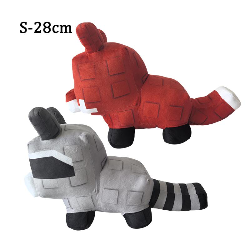 TreasuringU 28/40cm Grow Garden Wolf Plush Toys Game Cartoon Raccoon Fox Stuffed Dolls Pillow Soft Toy Brinquedos Birthday Gifts