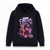 Kids Boys Girls Pullover Hoodie, Funny Digital Circus Cartoon Character Print Casual Long Sleeve Hooded Sweatshirt for Daily Wear, School and Outdoor