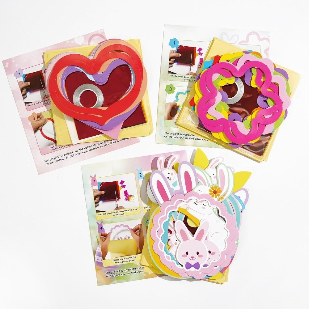 Ability Training Easter Decoration Creative DIY Window Decor Kit Window Cling Kit  Outdoor School