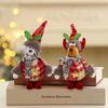 1pc Stand Santa Claus Snowman Elk Bear Doll Pendants Christmas Tree Decorations Children's Gifts New Year Christmas Decorations
