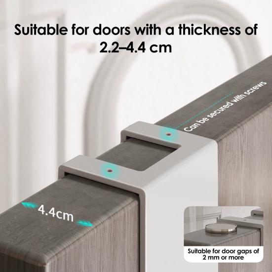 Behind The Door Hook No Drill Hooks Easy Hanging Waterproof Hook for Bathroom Kitchen Bedroom Balcony